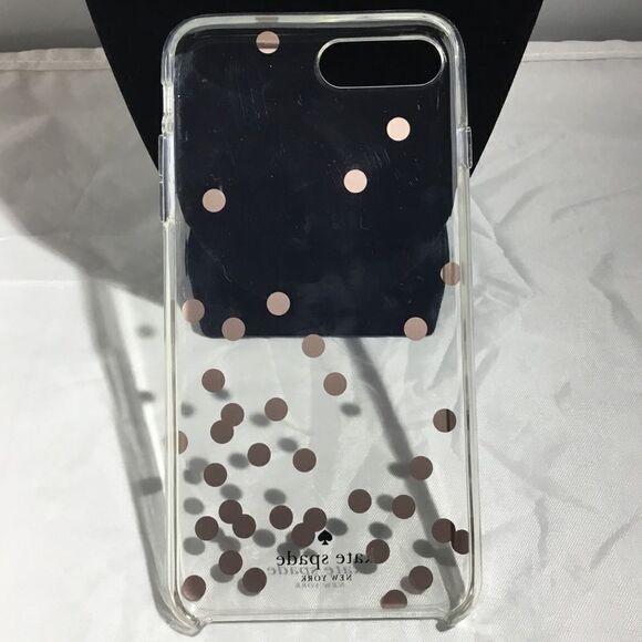 Kate Spade Confetti Silver/Gold Case iPhone 7+ (H) - Picture 2 of 6